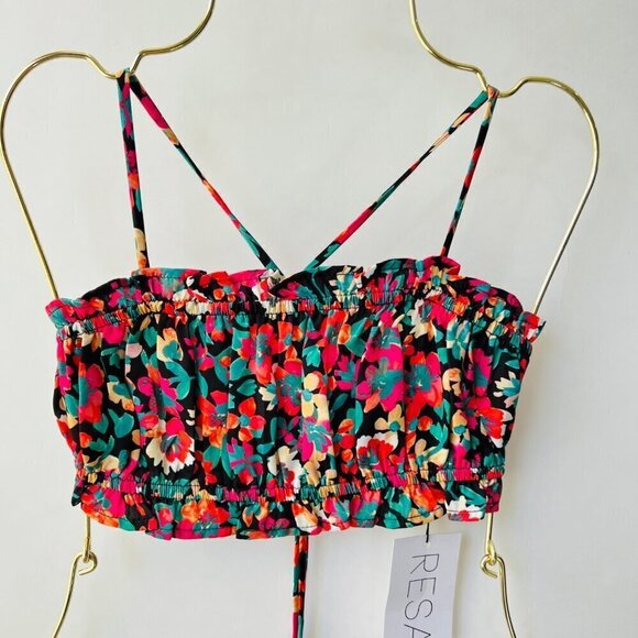 RESA NWT Revolve floral crop top , Size XS - Picture 2 of 9